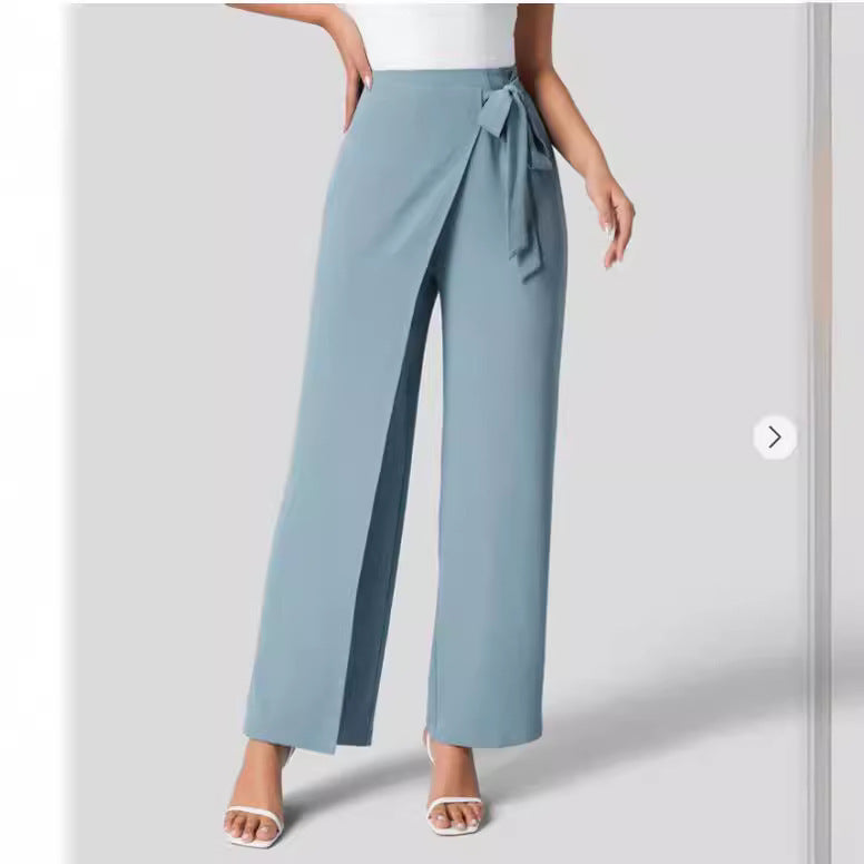 Cara | High-Waisted Wide Leg Trousers 