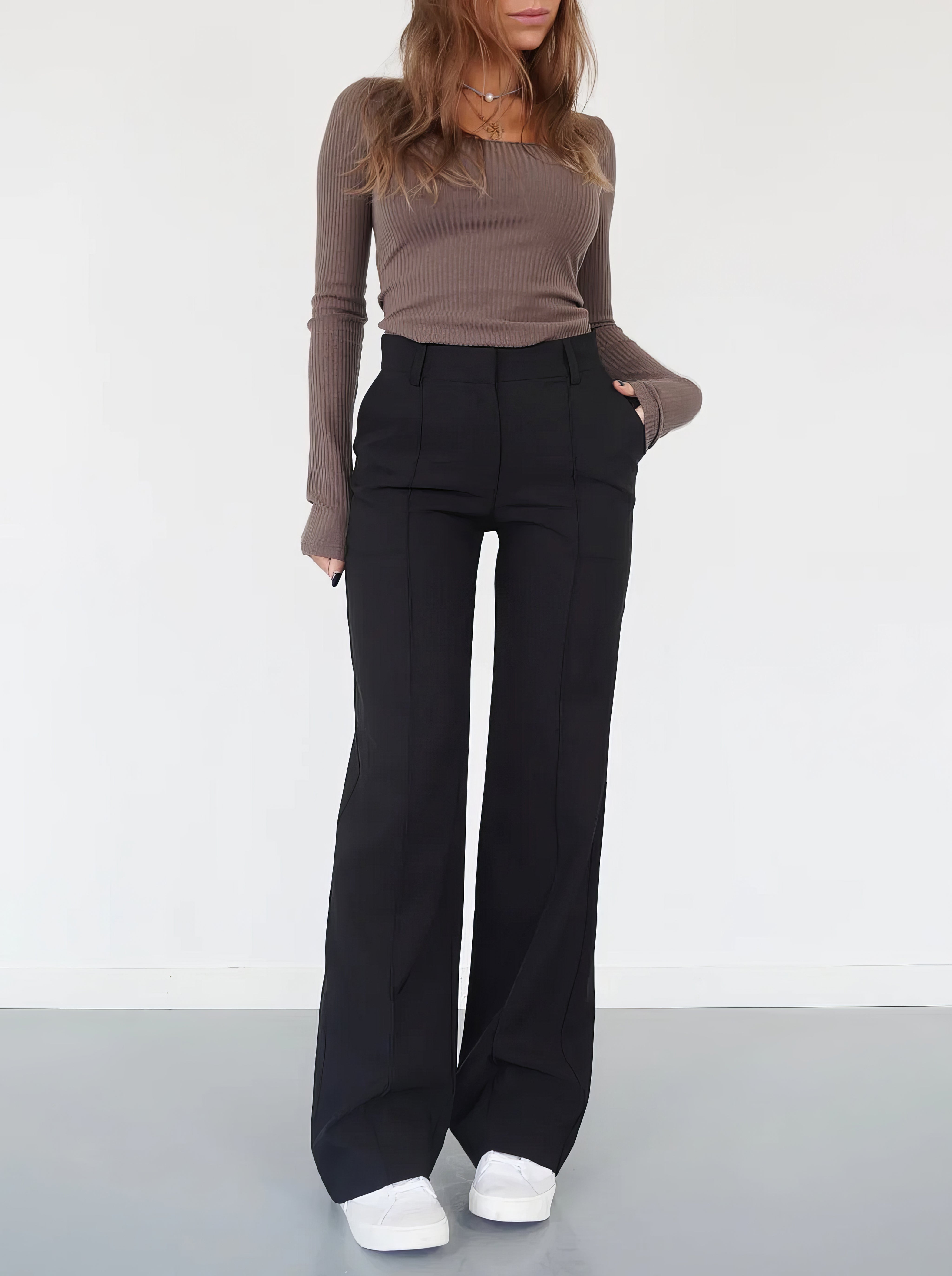 Miracle | Elegant flattering wide trousers